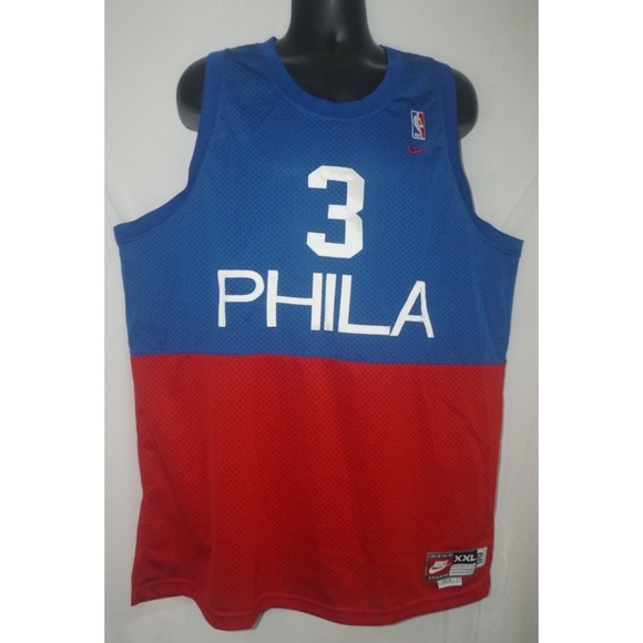Philadelphia 76ers Allen Iverson Nike Jersey XXL - Picture 1 of 8